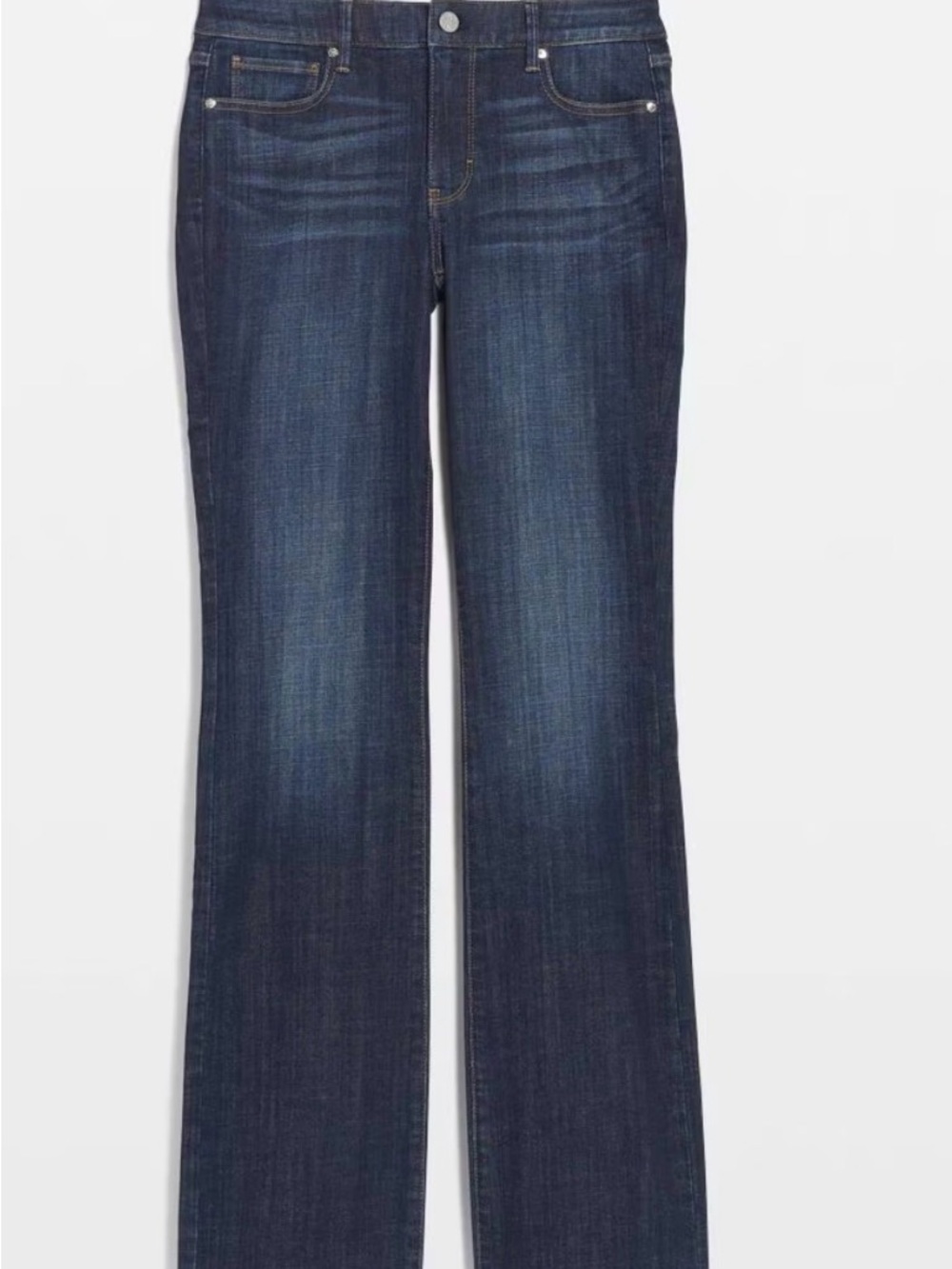 White House‎ Black Market Dark Indigo Flare Jeans Size 8S